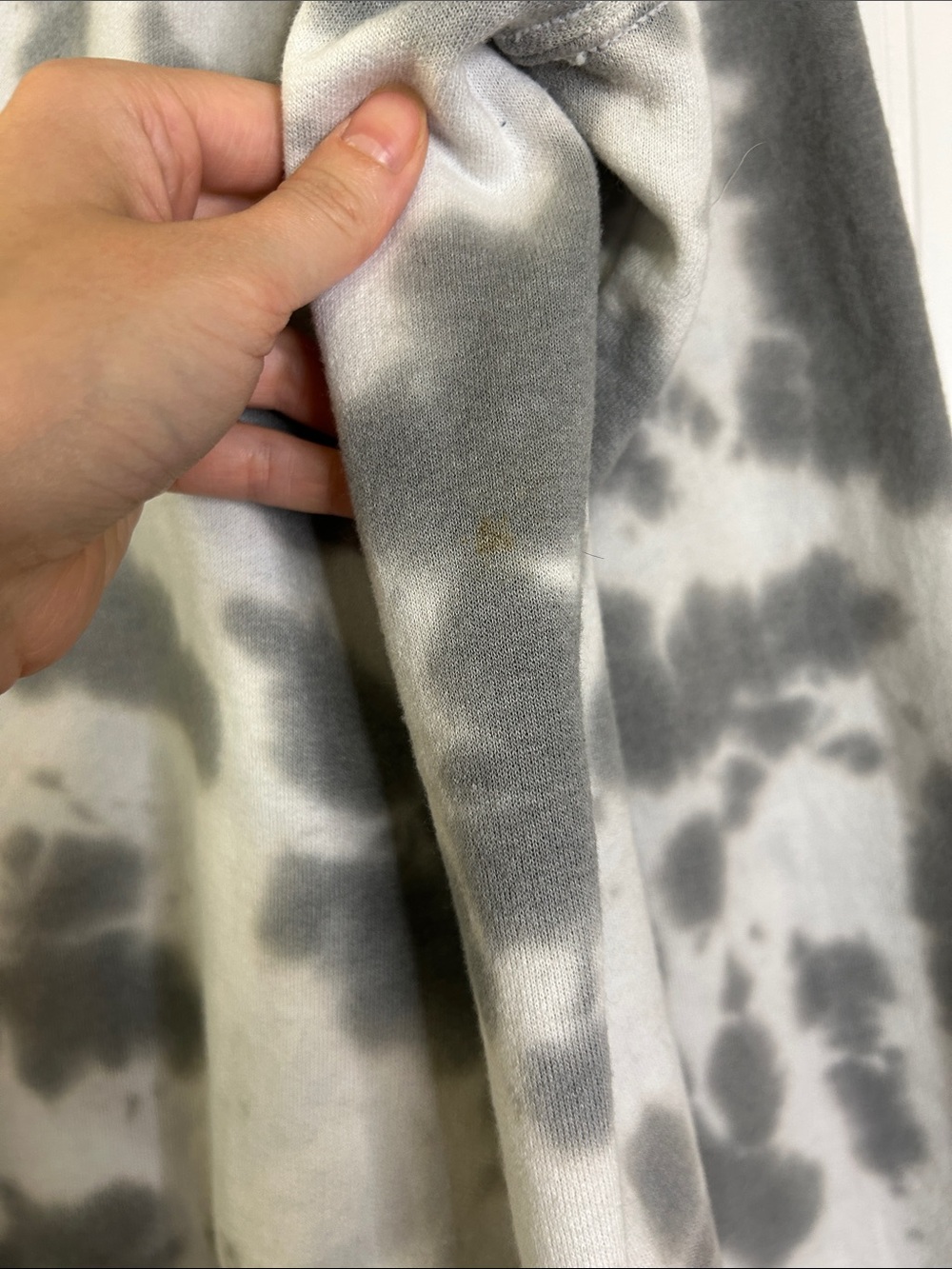 DragonBall Z Goku Crunchy Roll Toei Anime Gray White Tye Dye Hoodie Size XL - Picture 4 of 6